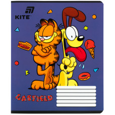 Зошит уч. "Kite" 12арк.== /GF26-234/ софт тач + УФ лак, Garfield Retro/Classic (25/600)