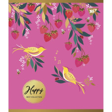 Зошит уч. "YES" 48арк.# /766873/ "Happy" мат. ВДЛ+ УФ-виб+Pantone Gold (5/100)