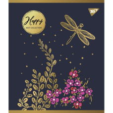 Зошит уч. "YES" 48арк.# /766873/ "Happy" мат. ВДЛ+ УФ-виб+Pantone Gold (5/100)