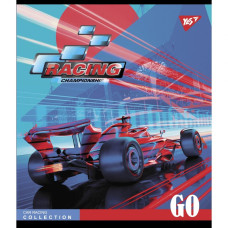 Зошит уч. "YES" 48арк.# /766863/ "Racing championship" мат. ВДЛ+УФ-виб.+мікроембосінг (5/100)