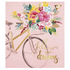 Зошит уч. "YES" 48арк.== /766888/ "Follow your dreams" мат. ВДЛ+ УФ-виб+Pantone Gold (5/100)
