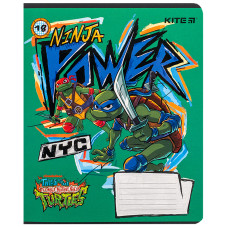 Зошит уч. "Kite" 18арк.# /NT24-236/ софт тач + УФ лак, TMNT Tales of the TMNT (2024 Series) (20/400)