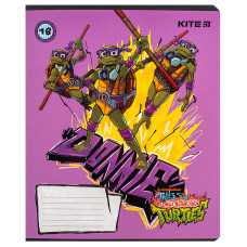 Зошит уч. "Kite" 18арк.# /NT24-236/ софт тач + УФ лак, TMNT Tales of the TMNT (2024 Series) (20/400)