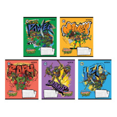Зошит уч. "Kite" 18арк.# /NT24-236/ софт тач + УФ лак, TMNT Tales of the TMNT (2024 Series) (20/400)