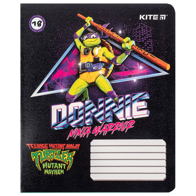 Зошит уч. "Kite" 18арк.== /NT24-237/ гібр. лак + УФ лак, TMNT Mutant Mayhem (2023 Movie) (20/400)