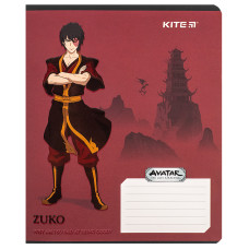Зошит уч. "Kite" 18арк.== /AV24-237/ софт-тач + УФ лак, Avatar: The Last Airbender (Nickelodeon) (20/400)