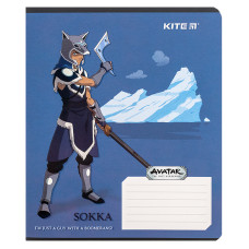 Зошит уч. "Kite" 18арк.== /AV24-237/ софт-тач + УФ лак, Avatar: The Last Airbender (Nickelodeon) (20/400)