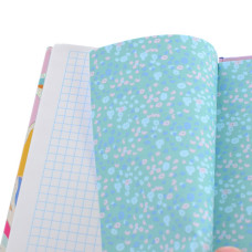 Блокнот 100*200/96 # "YES" /151437/ 7БЦ  "Turnowsky. Pattern flower" фольг.гологр.сріб+УФвиб.(1/20)