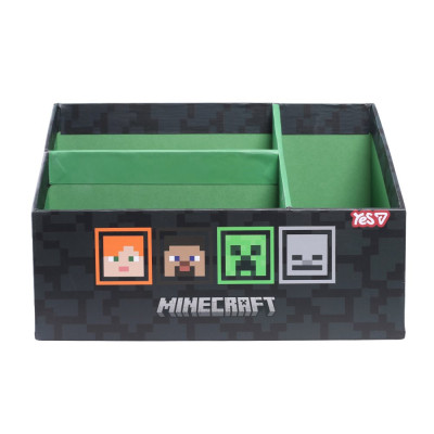 Органайзер настільний "Yes" /708621/ Minecraft 3 відділення, картон  (1/12)