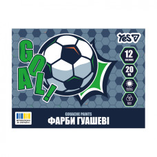 Гуаш "YES" 12 кол. 20 мл /230453/ Football (1/12)