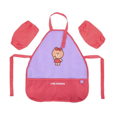Фартух з нарукавниками "YES" /743405/ Line Friends 54*47см (6-10 років) (1/100)