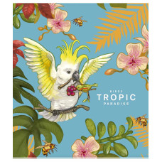 Зошит уч. "Школярик" 60арк.== /3044L/ "Tropic paradise" УФ (дівчинка) (10/80)