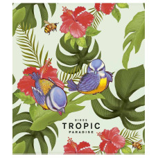Зошит уч. "Школярик" 60арк.== /3044L/ "Tropic paradise" УФ (дівчинка) (10/80)