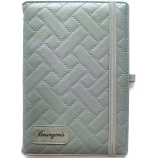 Блокнот на гумці "Bourgeois" А5/120 шкірзам Тв.обкл. /N9703/ вн.бл.70г, # (1/30)