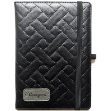 Блокнот на гумці "Bourgeois" А5/120 шкірзам Тв.обкл. /N9704/ вн.бл.70г, # (1/30)