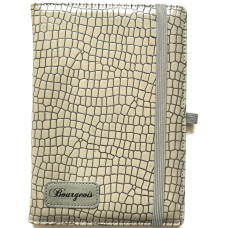 Блокнот на гумці "Bourgeois" А5/120 шкірзам Тв.обкл. /N9705/ вн.бл.70г, # (1/30)