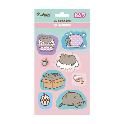 Наліпки 2D "YES" /708842/ "Pusheen.Snacks"  (1/10)