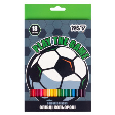 Олівці кольорові "Yes" 18 кол. /290788/ Football (1/8/160) Олівці кольорові "Yes" 18 кол. /290788/ Football (1/8/160)