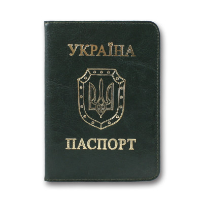 Обкладинка Паспорт "Бріск" /ОВ-8/   Sarif зелений 100*135  (1/5)