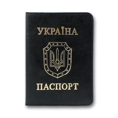 Обкладинка Паспорт "Бріск" /ОВ-8/   Sarif чорний 100*135  (1/5)