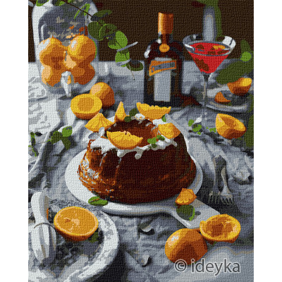 Картина за номерами "Ідейка" /KHO5616/ "Апельсинова насолода" 40*50см