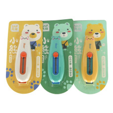 Ніж канцелярський "JO" /8145/ "Bear" мікс (1/24)
