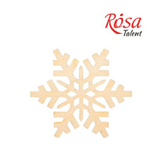 Заготовка "Rosa Talent" "Сніжинка 10" /260/ 4шт, фанера, Д:8см