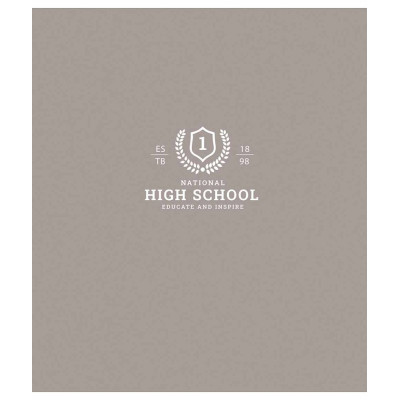 Зошит уч. "Genius" 12арк.== /2908L/ "High School" виб.УФ (нейт) (30/300)