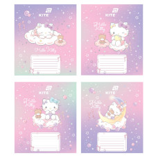 Зошит уч. "Kite" 12арк.// /HK26-235-1/ фольга + УФ лак, Hello Kitty (25/600)