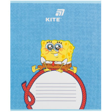Зошит уч. "Kite" 12арк.// /SB26-235/ софт тач + УФ лак об'ємний, SpongeBob SquarePants (25/600)