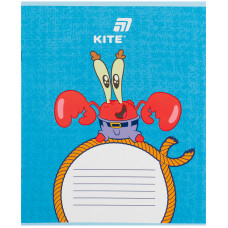 Зошит уч. "Kite" 12арк.// /SB26-235/ софт тач + УФ лак об'ємний, SpongeBob SquarePants (25/600)