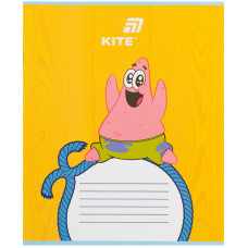 Зошит уч. "Kite" 12арк.// /SB26-235/ софт тач + УФ лак об'ємний, SpongeBob SquarePants (25/600)