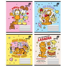 Зошит уч. "Kite" 12арк.// /GF26-235/ софт тач + УФ лак, Garfield Retro/Classic (25/600)