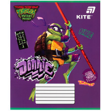 Зошит уч. "Kite" 12арк.// /NT26-235/ софт тач + УФ лак, TMNT Mutant Mayhem (2023 Movie) (25/600)