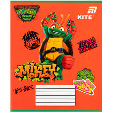 Зошит уч. "Kite" 12арк.// /NT26-235/ софт тач + УФ лак, TMNT Mutant Mayhem (2023 Movie) (25/600)