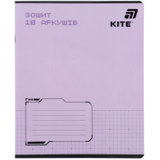 Зошит уч. "Kite" 18арк.# /K26-236-1/ софт тач + УФ лак, KITE (20/400)