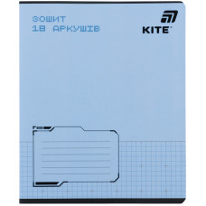 Зошит уч. "Kite" 18арк.# /K26-236-1/ софт тач + УФ лак, KITE (20/400)
