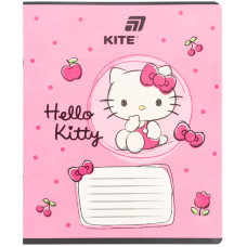Зошит уч. "Kite" 18арк.# /HK26-236-2/ софт тач + УФ лак, Hello Kitty MIX (20/400)