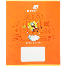 Зошит уч. "Kite" 18арк.# /SB26-236/ софт тач + УФ лак об'ємний, SpongeBob SquarePants (20/400)