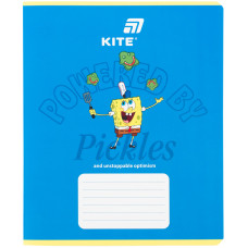 Зошит уч. "Kite" 18арк.# /SB26-236/ софт тач + УФ лак об'ємний, SpongeBob SquarePants (20/400)