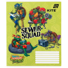 Зошит уч. "Kite" 18арк.# /NT26-236/ гібр. лак + УФ лак, Tales of the TMNT (20/400)