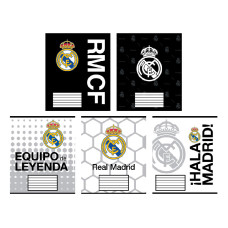 Зошит уч. "Kite" 18арк.== /RL26-237/ софт-тач + УФ лак, FC Real Madrid (20/400)