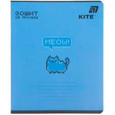 Зошит уч. "Kite" 18арк.== /K26-237-1/ софт тач + УФ лак об'ємний, KITE (20/400)