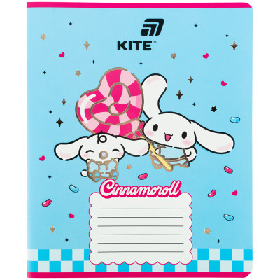 Зошит уч. "Kite" 18арк.== /HK26-237/ фольга + УФ лак, Hello Kitty MIX (20/400)