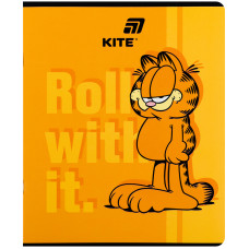 Зошит уч. "Kite" 24арк.# /GF26-238/ софт тач + УФ лак об'ємний, Garfield Retro/Classic (20/320)