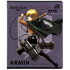 Зошит уч. "Kite" 24арк.== /AT26-239/ гібр. лак + УФ лак, Attack on Titan Season 1-3 (20/320)