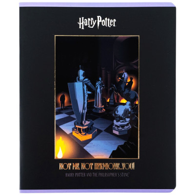 Зошит уч. "Kite" 48арк.# /HP26-259/ фольга + УФ лак, Harry Potter (10/200)