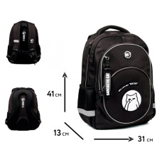 Рюкзак шкільний "YES" /559984/ TS-58 Sarcastic Cat 41*31*13см (1/12)