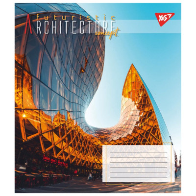 Зошит уч. "YES" 96арк.== /767178/ "Futuristic architecture" (5/120)