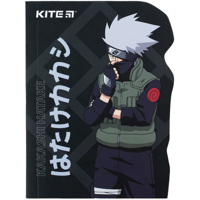 Блокнот А6/60арк. "Kite" /NR24-223/ # клей, вирубка "Naruto Shippuden" (1/50)